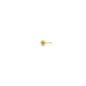 14k Itty Bitty Compass Stud