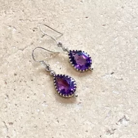 Amethyst Earrings - Rana