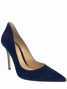 Gianvito Rossi Suede Point Toe Pumps Size 9