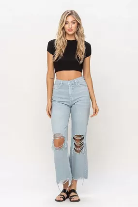 Gigi Dusty Skies 90's Vintage Crop Flare Jeans [ONLINE EXCLUSIVE]