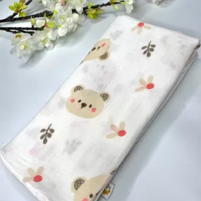 Juno Jack's Cute Cub Swaddle XL Muslin - 100% Organic Cotton