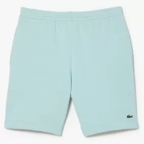 Lacoste Organic Brushed Cotton Fleece Shorts (Mint Green) GH9627-51