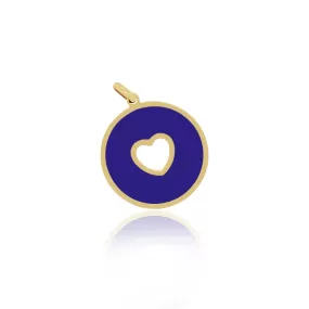 Lapis Donut Heart Charm