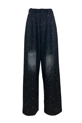 Less Couture Pants / Black-Gold