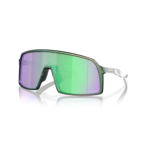 Oakley Sutro Prizm Road Jade Lenses Matte Silver Green Colorshift Frame