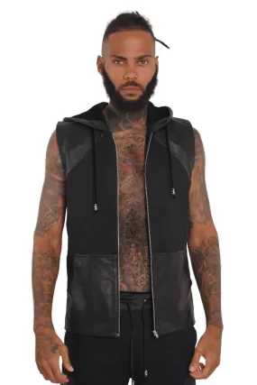 Obsidian Mens Hooded Vest