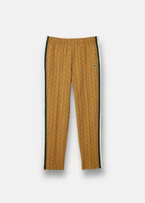 Pantalon de survêtement Lacoste monogramme jaune