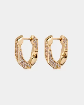 Pave Cuban Link Hoops