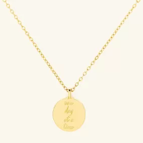 "One Day at a Time" Affirmations Necklace