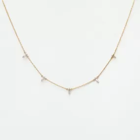 Stack Baguette Chain Necklace